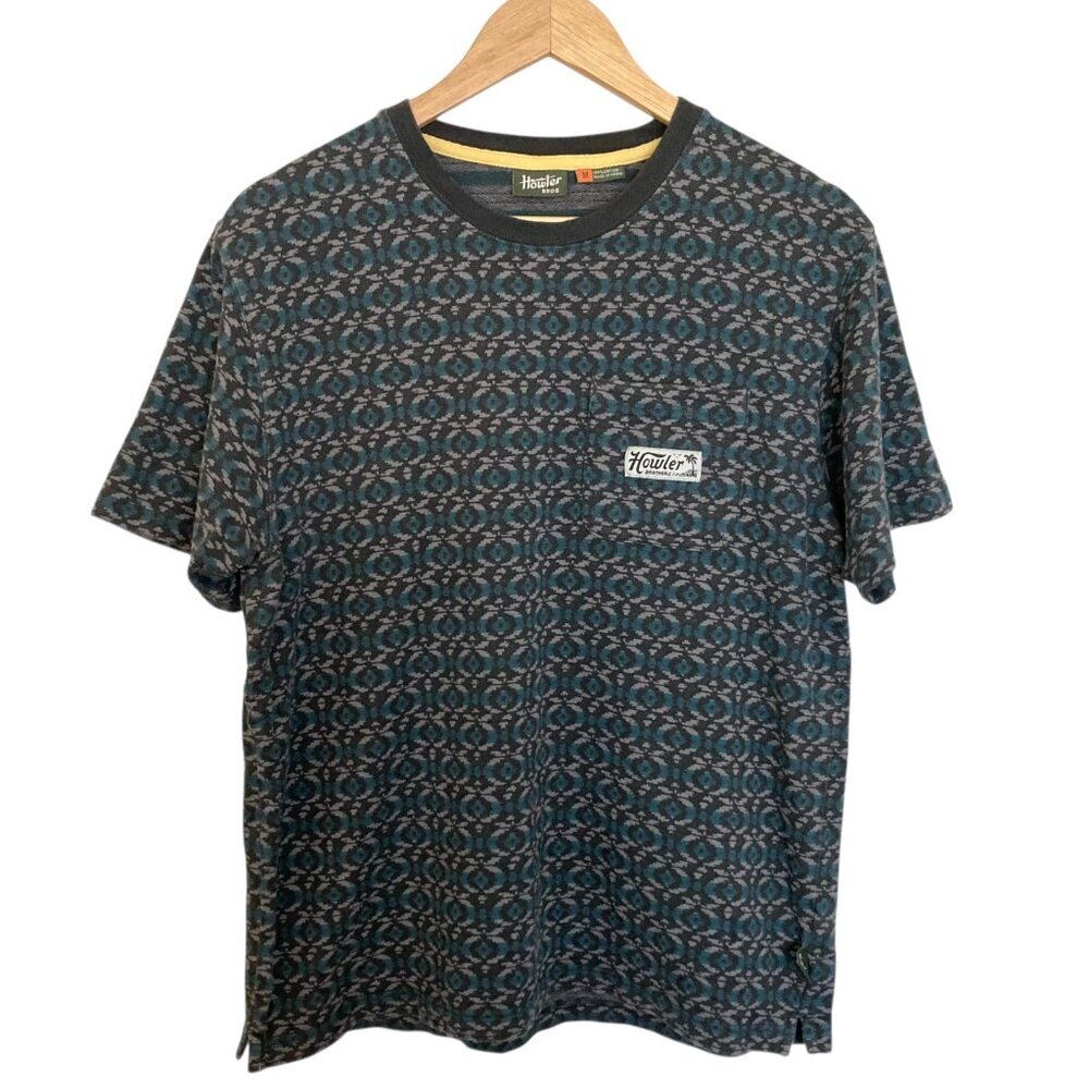 HOWLER BROTHERS Jacquard Tee M Crewneck Antique Black - Picture 5 of 8